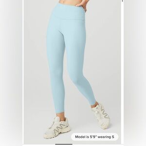 7/8 High-Waist Airbrush Legging Chalk Blue